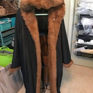 Luxurious Reversible Faux Fur Coat